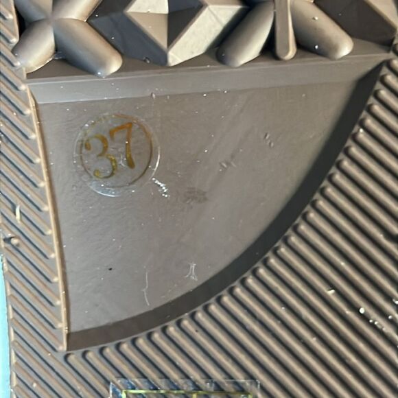 Nan-Ku Couture Cruise Studded Hi Top Sneakers With Crystals Light Pink US 7 - Picture 7 of 11